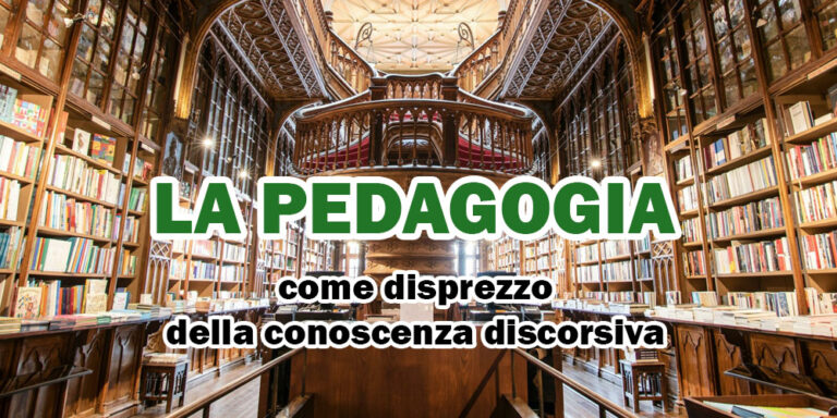 La conoscenza e la scuola